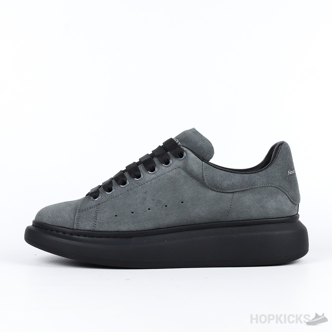 Alexander mcqueen all black suede online